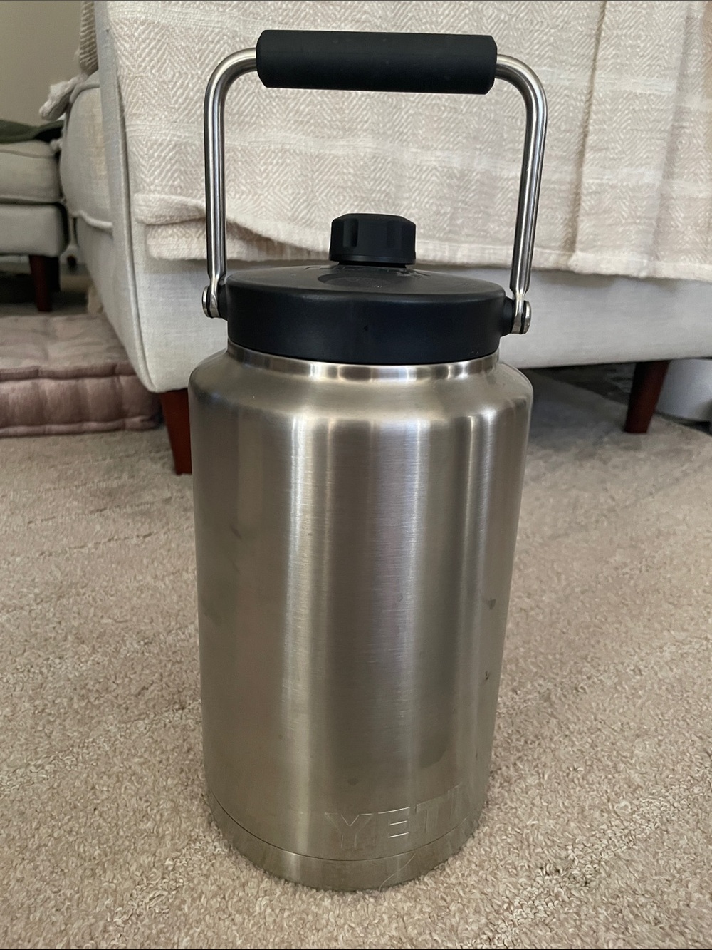 Yeti Rambler Gallon Jug in Stainless Steel